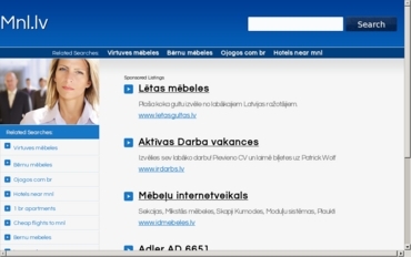 MNL veikals – mājaslapas www.mnl.lv ekrānuzņēmums